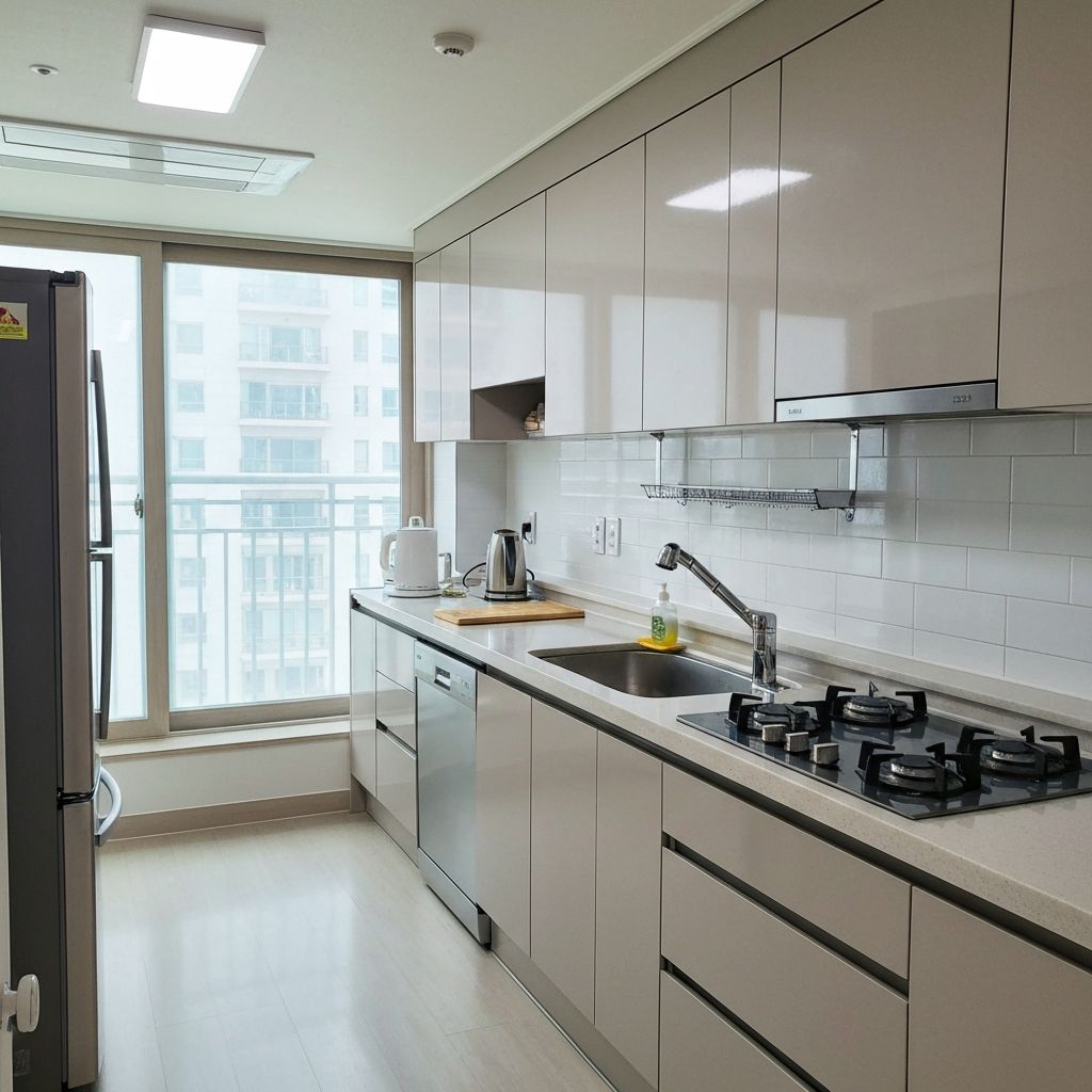 주방 청소 청소 후